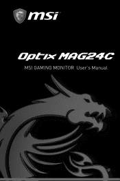 MSI Optix MAG24C User Manual