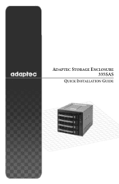 Adaptec 2200200 Quick Installation Guide