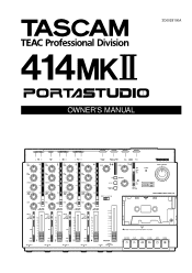TASCAM 414mkII Owners Manual