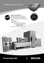 Philips MX5000D99 User manual