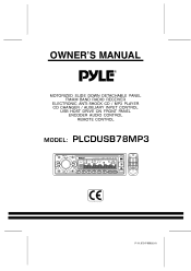 Pyle PLCDUSB78MP3 PLCDUSB78MP3 Manual 1