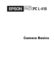 Epson PhotoPC L-410 Camera Basics