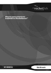 Rocketfish RF-RBWS02 User Manual (Spanish)