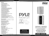 Pyle PDWR59BTW Instruction Manual
