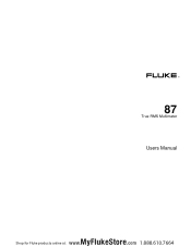 Fluke 87V-MAX Product Manual