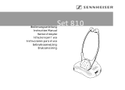 Sennheiser Set 810 Instructions for Use
