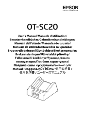 Epson TM-P20 Users Manual OT-SC20 Single Charger