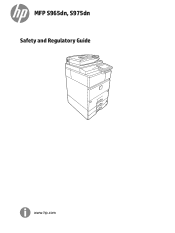 HP MFP S965 Safety and Regulatory Guide