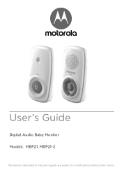 Motorola MBP21 User Guide