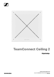 Sennheiser TeamConnect Ceiling 2 Asennusohje/Kayttoohje TeamConnect Ceiling 2 PDF
