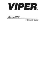 Viper 3002 Owner Manual