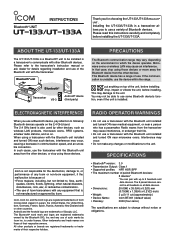 Icom IC-A120 Instructions