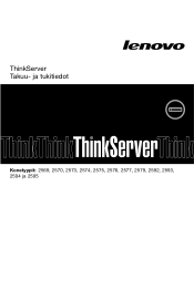 Lenovo ThinkServer RD630 (Finnish) Warranty and Support Information