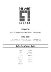 LevelOne KVM-0461 Quick Install Guide