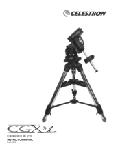 Celestron CGX-L Equatorial 1400 HD Telescope CGX-L Manual 5 Languages