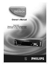 Philips DVD781CH User manual