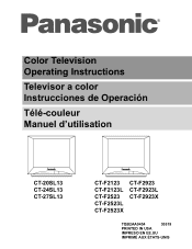 Panasonic CT27SL13G CT20SL13 User Guide