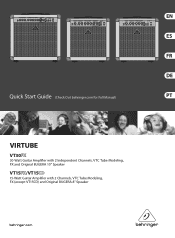 Behringer VIRTUBE VT15CD Quick Start Guide