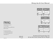 Viking VGCC5364GSS Use and Care Manual
