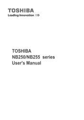 Toshiba NB250 Users Manual Canada; English