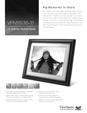 ViewSonic VFM1536-11 VFM1536-11 Datasheet Hi Res (English, US)
