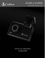Cobra SC 200D Main Product Image Drive Smarter Apple Carplay update SC 200D Manual - Spanish