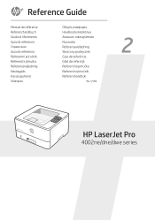 HP LaserJet Pro 4001-4004ne Reference Guide 1