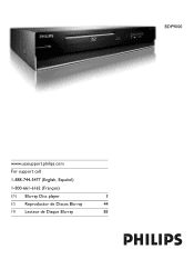 Philips BDP9000 User manual