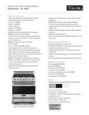 Viking RVDR330 Two-Page Specifications Sheet