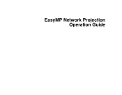 Epson 955WH Operation Guide - EasyMP Network Projection