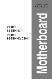 Asus PRIME B365M-C Users Manual English