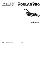 Poulan PRLM21i Owner Manual