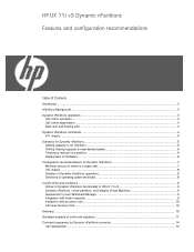 HP Server rp7405 HP-UX 11i v3 Dynamic nPartitions - Features and Configuration Recommendations