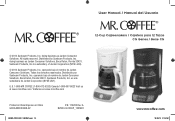 Mr. Coffee CGX7-RB User Manual