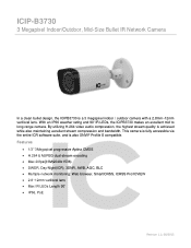 IC Realtime ICIP-B3730 Product Datasheet