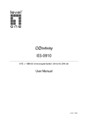 LevelOne IES-0910 Manual