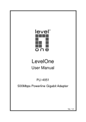 LevelOne PLI-4051 Manual
