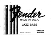 Fender Jazz Bass Owners Manual