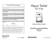 Hayward Aqua Solar GL-235™ Model: GL-235
