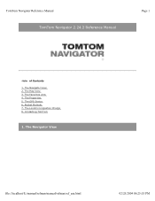 TomTom Navigator 5 Reference Manual