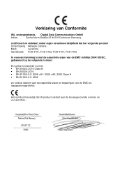 LevelOne FCS-3101 EU Declaration of Conformity