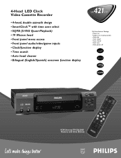 Philips VR421CAT Leaflet