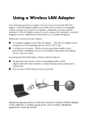 Compaq Presario X1200 Compaq and HP Notebook PC Series - Using a Wireless LAN Adapter - English