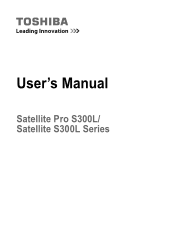 Toshiba S300L PSSD1C-01F018 Users Manual Canada; English