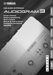 Yamaha Audiogram3 Owners Manual