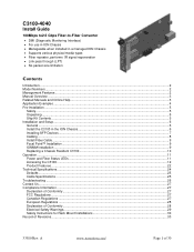 Lantronix C3100-4040 S3100-4040 Installation Guide