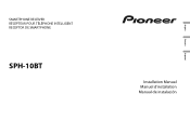Pioneer SPH-10BT Installation Manual