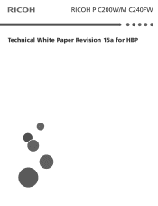 Ricoh P C200W Universal Print Driver Version 2.0 White Paper for HBP