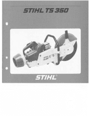 Stihl TS 350 Instruction Manual