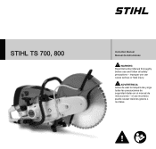Stihl TS 800 Instruction Manual